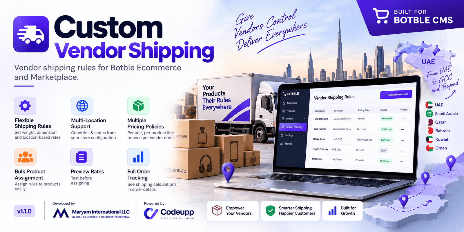 Advanced Shipping by CODEUPP
