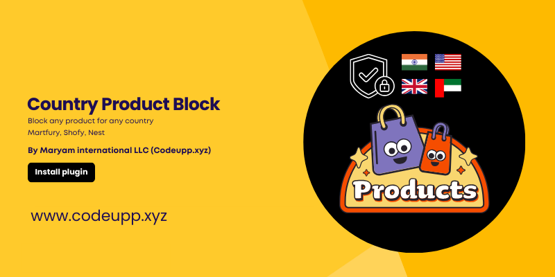 Country Product Blocking/ Block your product by country for Martfury