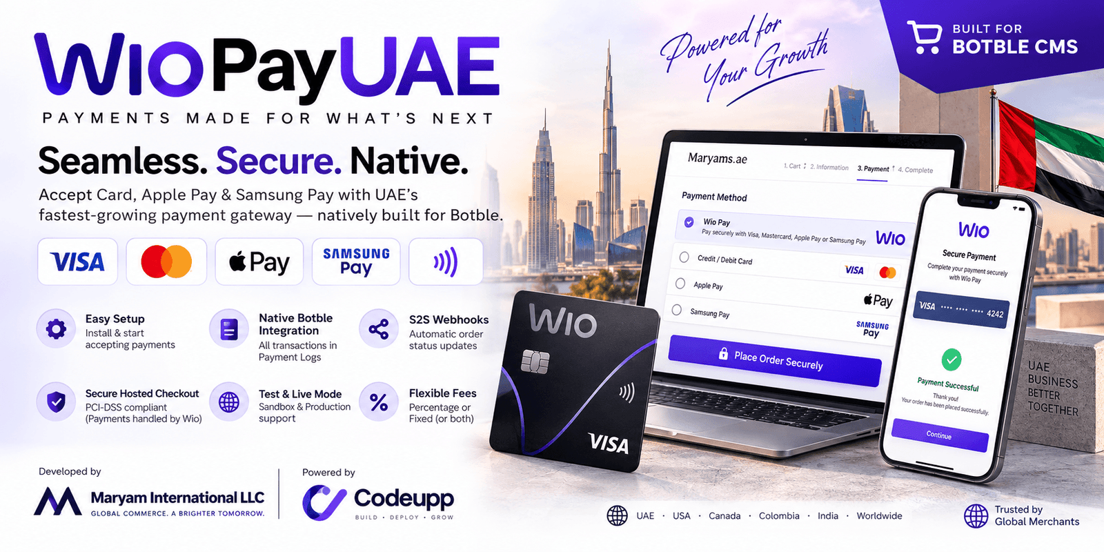 WioPay Pro by Codeupp (UAE PAYMENT GATEWAY)