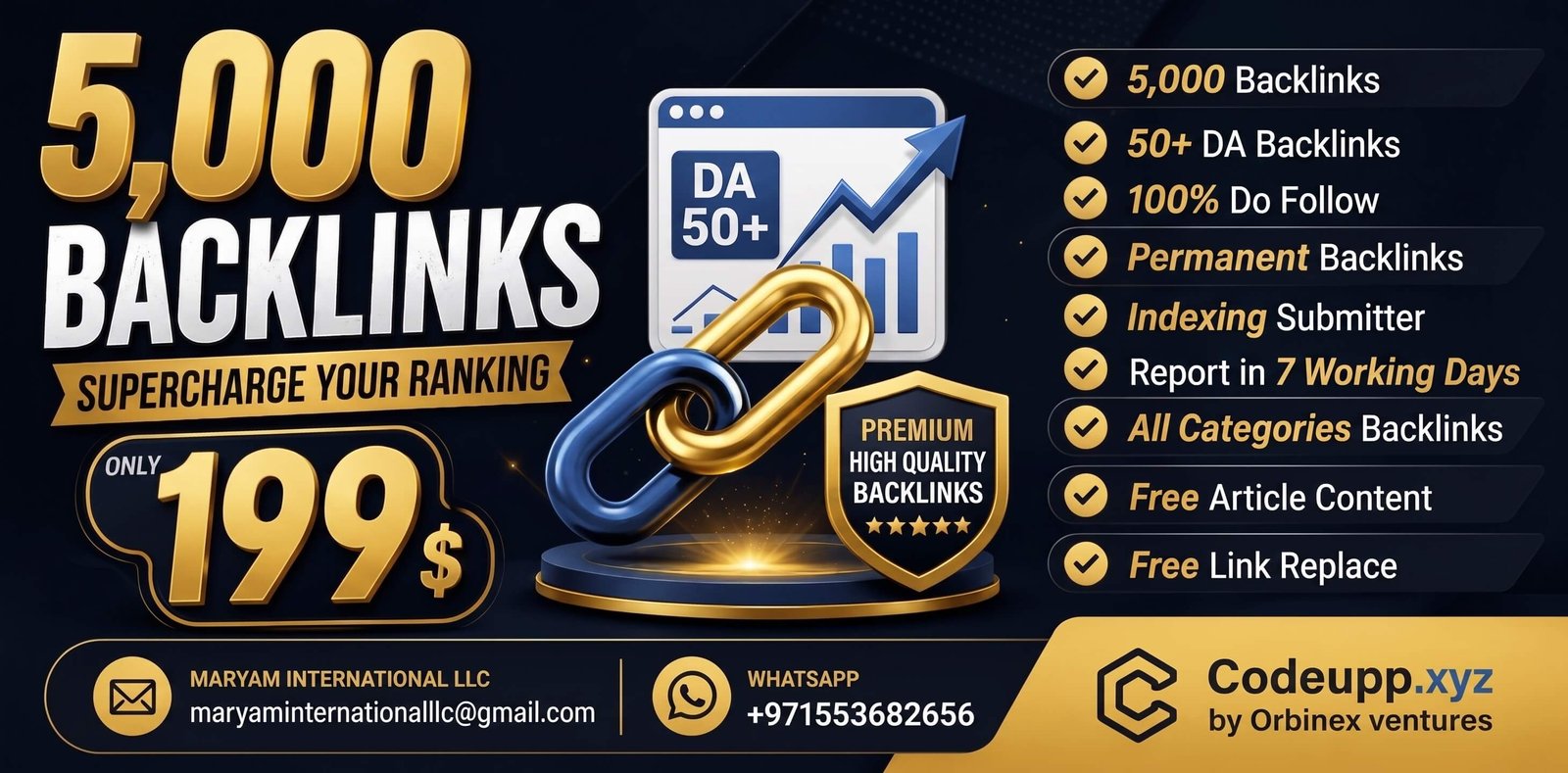 Premium SEO Backlinks Service | 5,000 High-Authority DA50+ DoFollow Links
